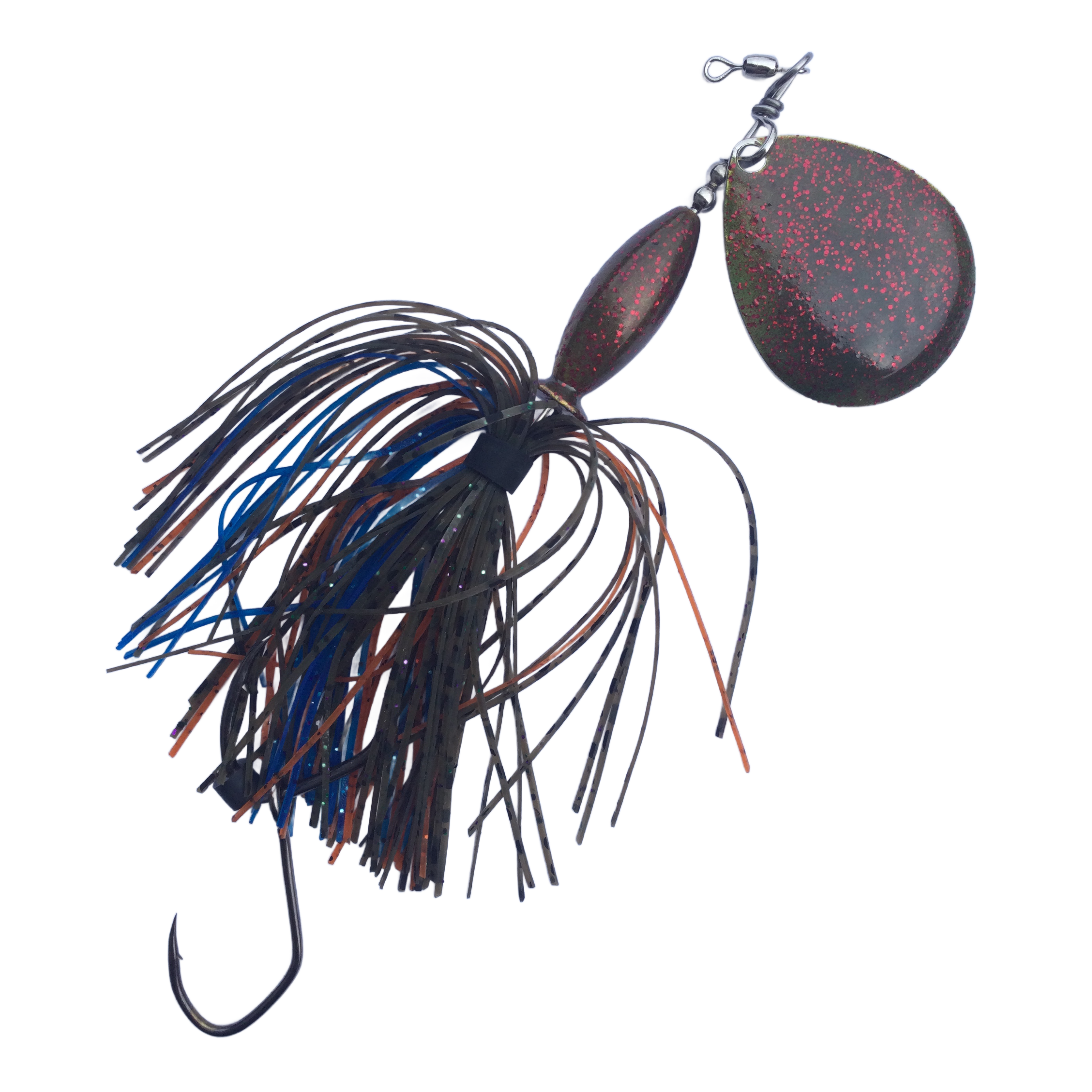 Green Pumpkin Spin Doctor - Bass Fishing Spinner