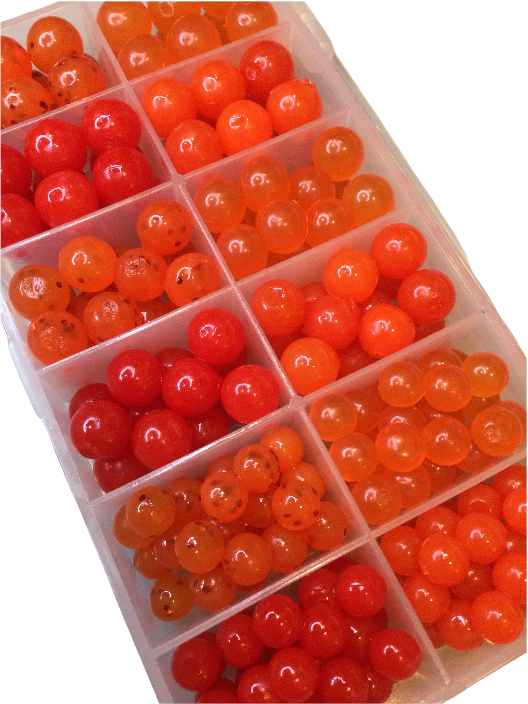 Premium Trout Salmon Steelhead Fishing Beads 8mm Assortment 10 Colors Box