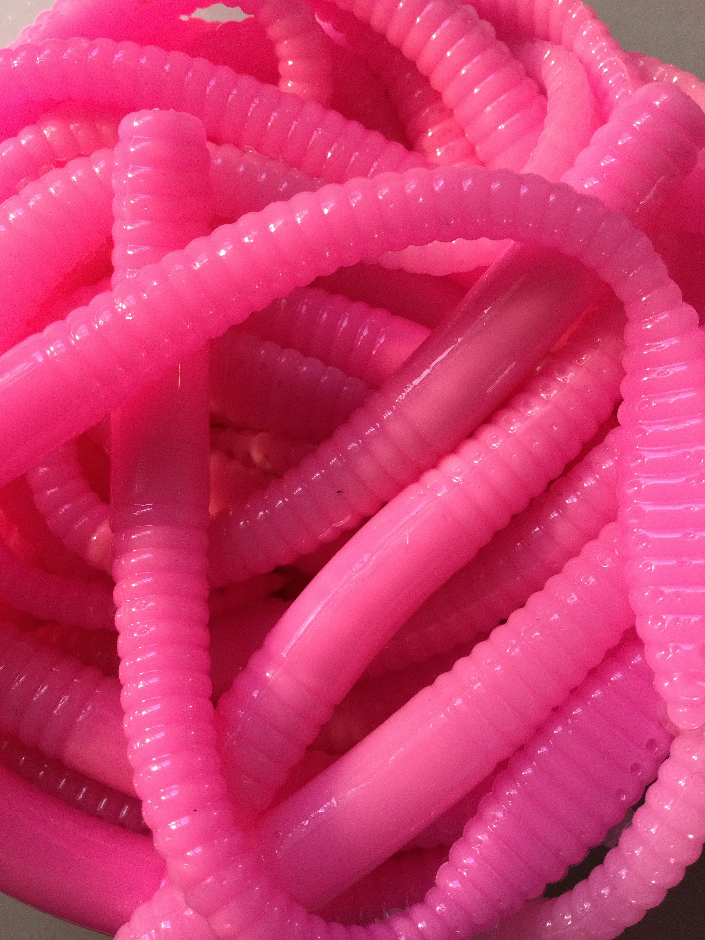 Classic Pink- Viper Tail Worm