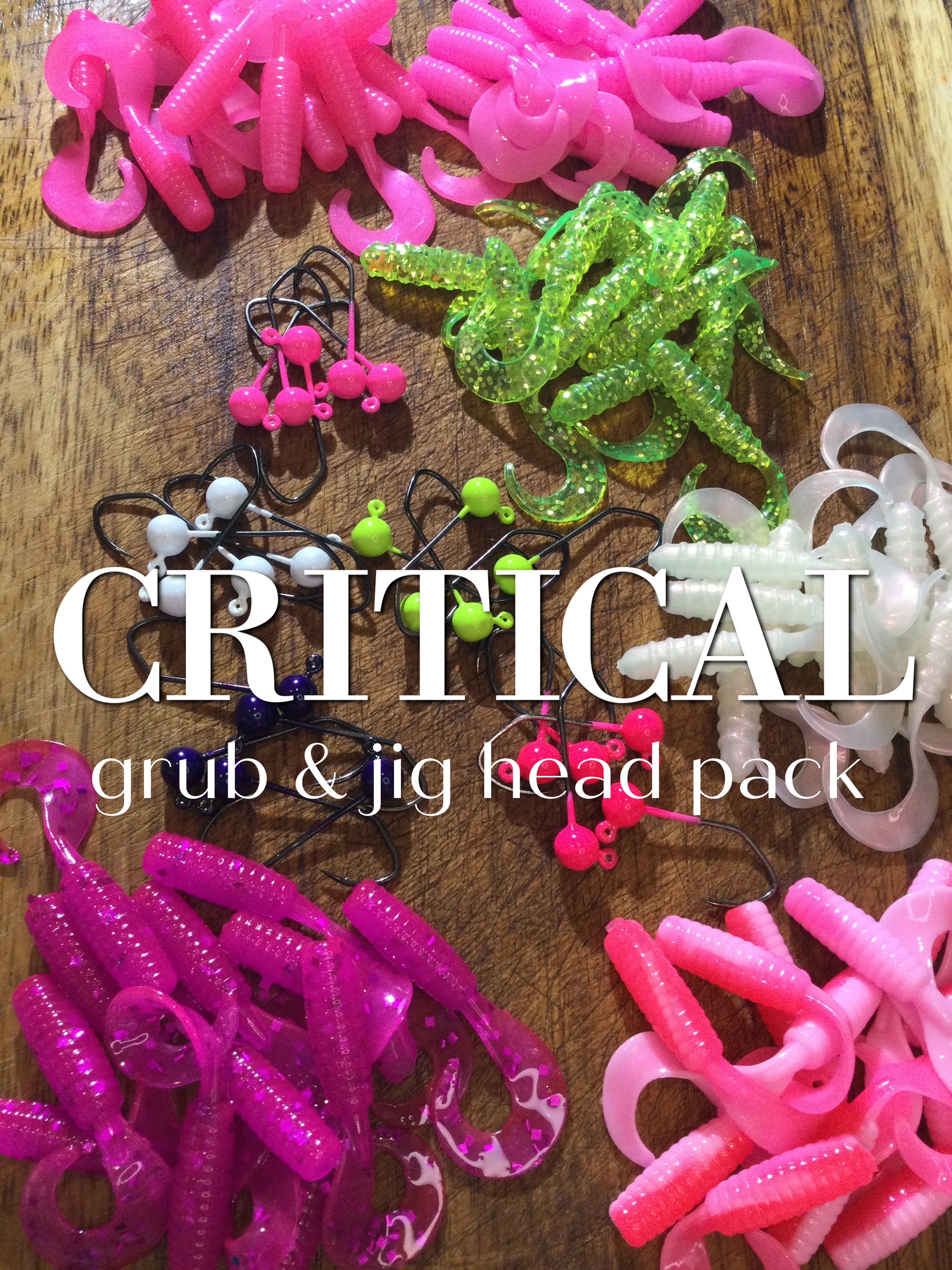 CRITICAL Grub and Jig Head Pack