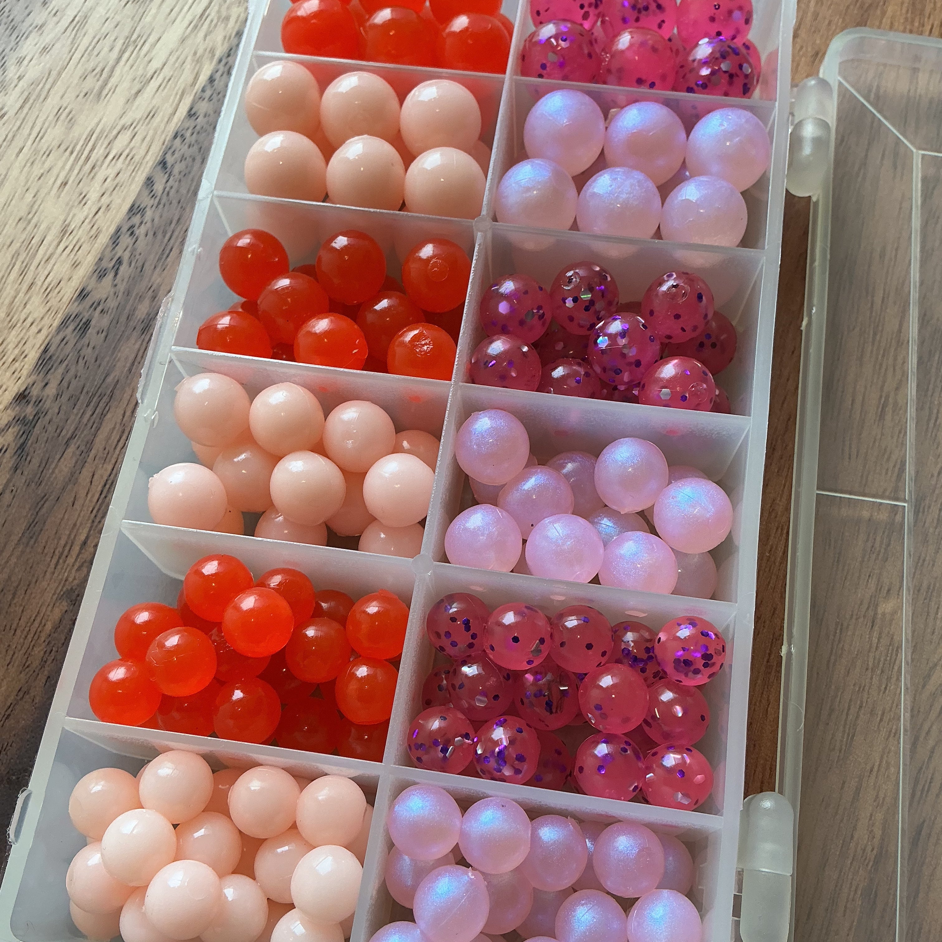 Clear Plastic Bead Box