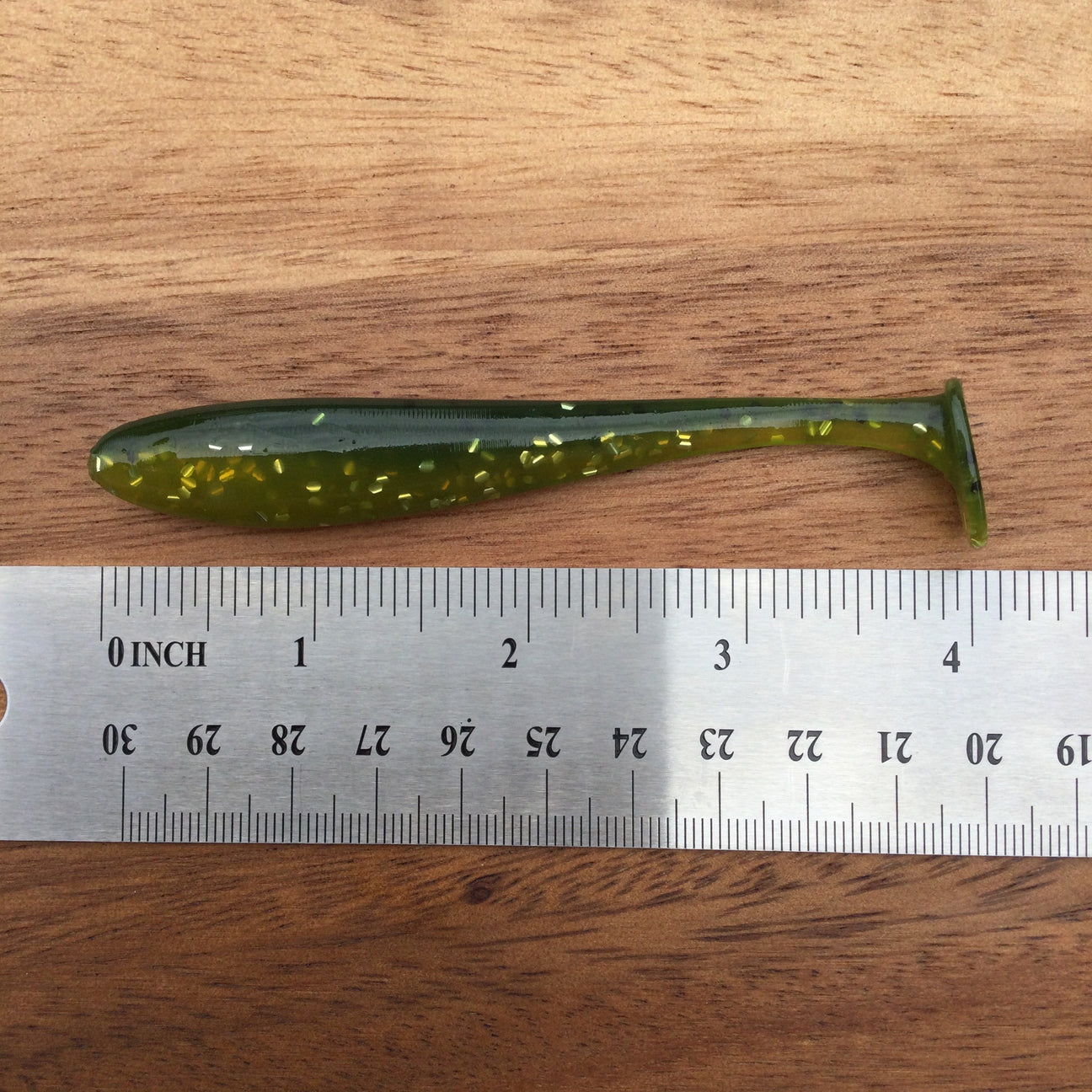 3.5 IN Paddle Tail (GREEN PUMPKIN/BLU FLK)-drop Shot/Finese 3.5 IN Paddle Tail (GREEN PUMPKIN/BLU FLK)-drop Shot/Finese