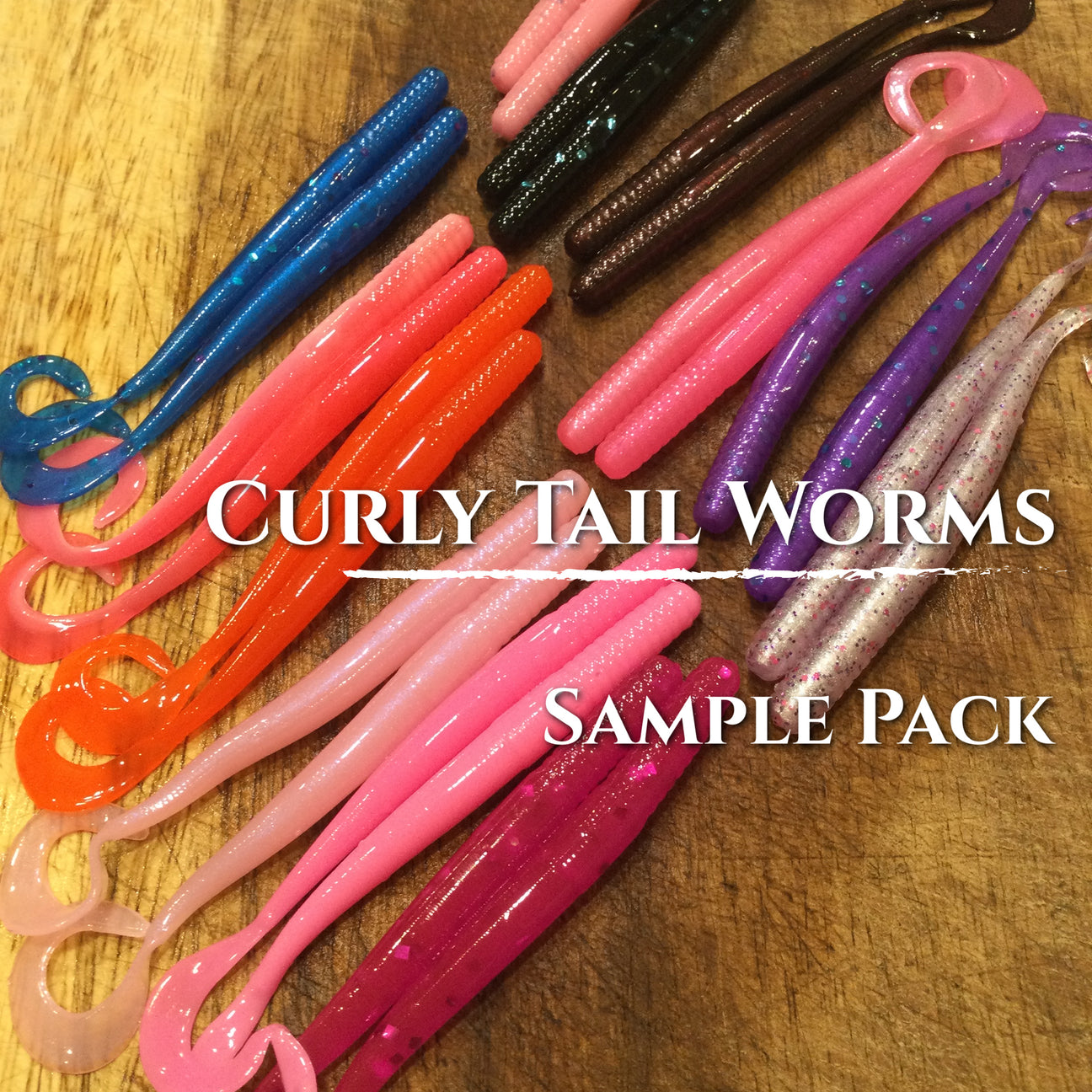 Flame 10 pack- Curlytail Worm 4.5